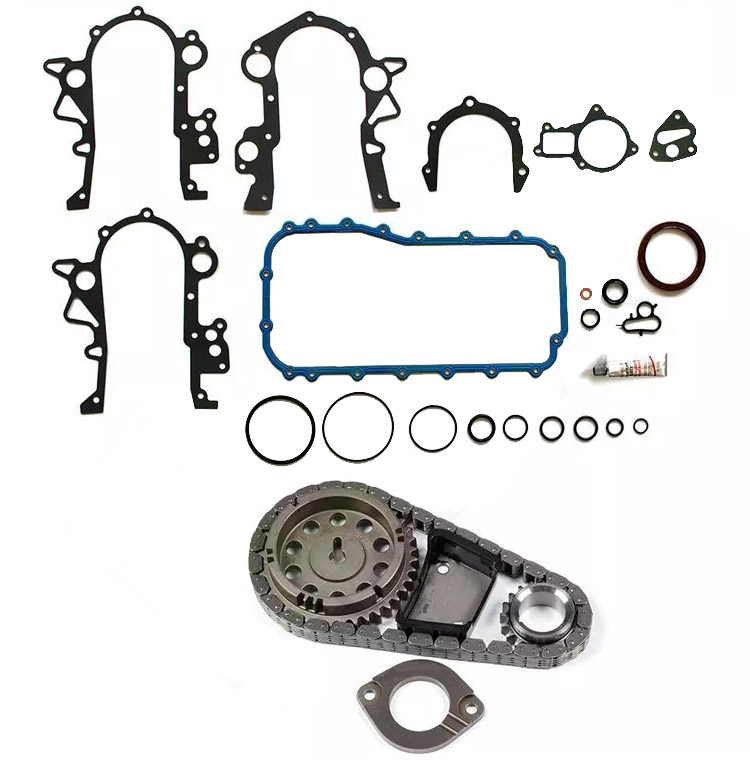 Timing Chain Kit W Cover Gasket Set 90-04 Chrysler Town Country Dodge 3.3L